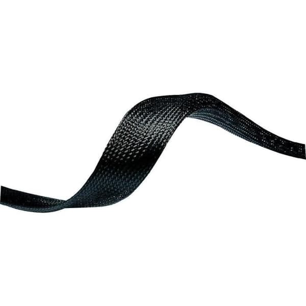 HellermannTyton Braided Sleeving 170-80150 - Svart - Dispenserbox - Polyester (PET) - 15 mm - 10 m