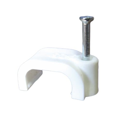 Kabelholder med fladt søm FLOP-10/6 YDYp 3x1,5 pakke = 100 stk. Elektro-plast Opatówek 27.106