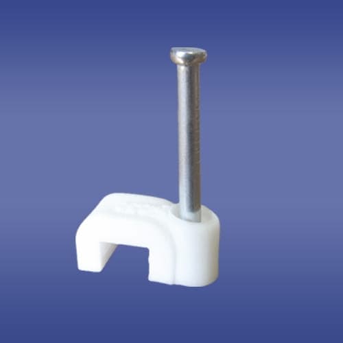 Kabelholder med fladt søm FLOP- 5/3 OMYp 2x0,5 pakke = 100 stk. Elektro-plast Opatówek 27,53