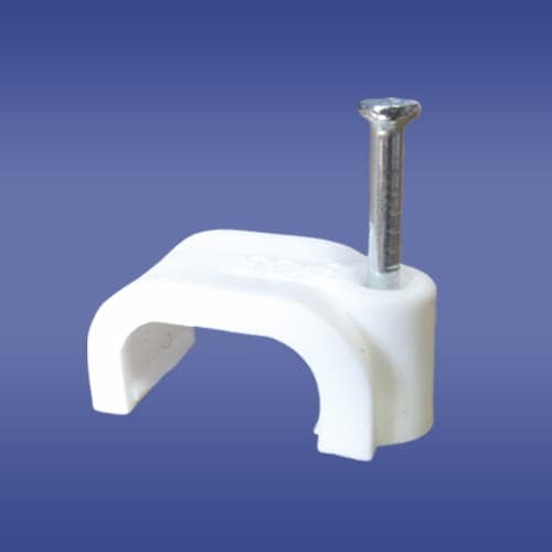 Kabelholder med fladt søm FLOP- 5/4 OMYp 2x0,75 pakke = 100 stk. Elektro-plast Opatówek 27,54