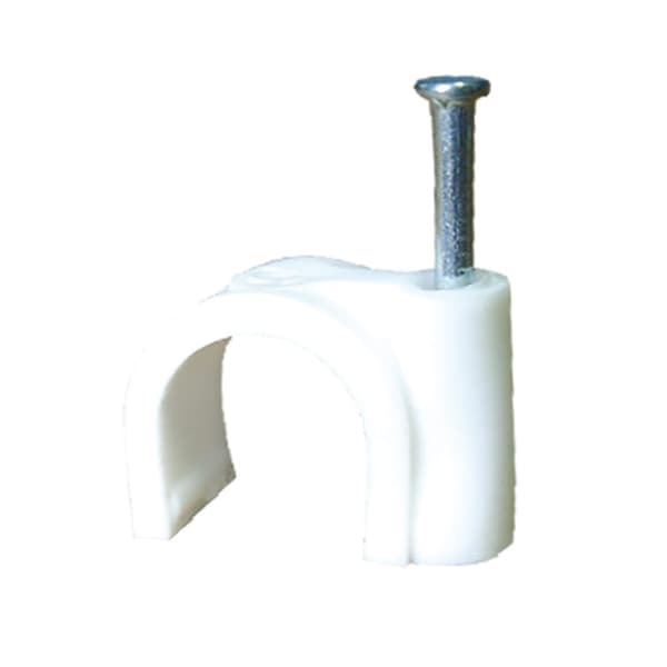Kabelholder rund ledning 14mm 100 stk