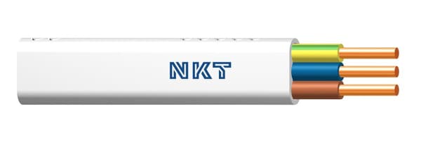Platt elkabel YDYp 3x1,5 450/750V NKT 13029030