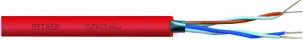 Telekommunikationskabel YnTKSYekw 1x2x0.8 TN0100 klasse Eca /tromle/