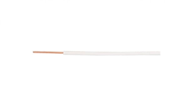 Installationskabel H07V-U (DY) 2,5 hvid /100m/