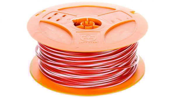 X07V-K 2.5 röd/vit installationskabel 4522422S /100m/