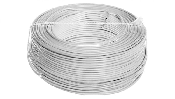 Installationskabel H07V-U (DY) 1 vit /100m/