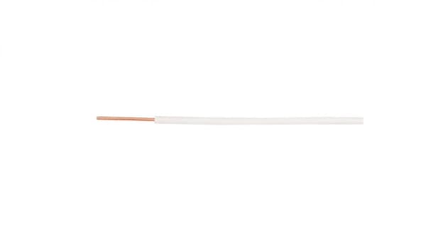 Installationskabel H05V-U (DY) 1 hvid /100m/