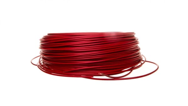 Installationskabel H05V-K (LgY) 1 röd /100m/