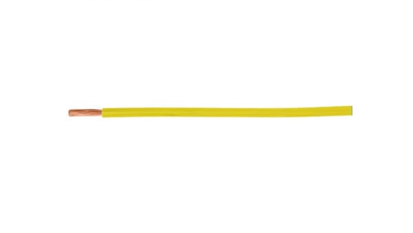 Installationskabel H05V-K (LgY) 0,75 gul /100m/