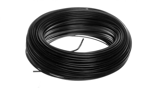 Installationskabel H05V-K (LgY) 1 svart /100m/