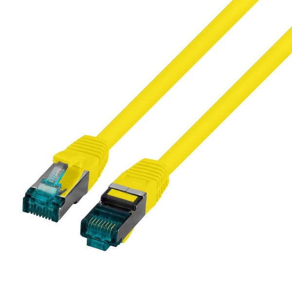 Patchkabel RJ45 S/FTP kat. 6A LSZH gul 3m