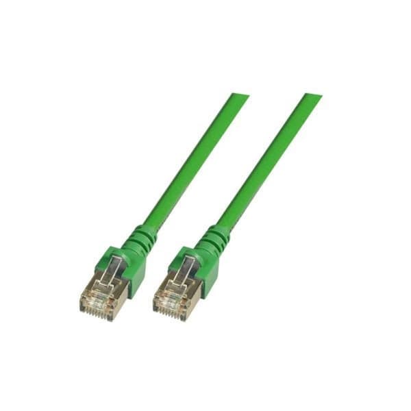 Patchkabel RJ45 SF/UTP kat. 5e PVC CCA grön 1m