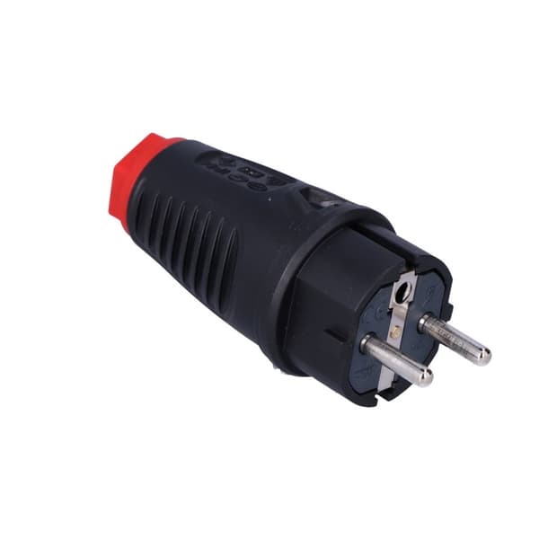 Fuld gummistik 16A 3P 230V uni-schuko IP54 TAURUS2-serien
