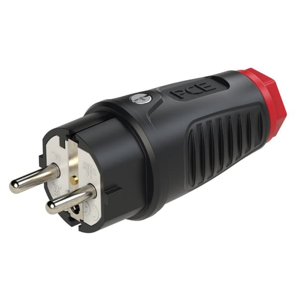 Gummikontakt 16A 3P 230V uni-schuko IP54 TAURUS2-serien