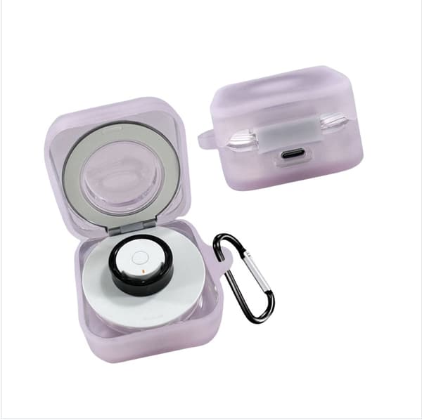 INF Silikonikotelo Samsung Galaxy Ring -lataustelineelle Vaaleanpunainen