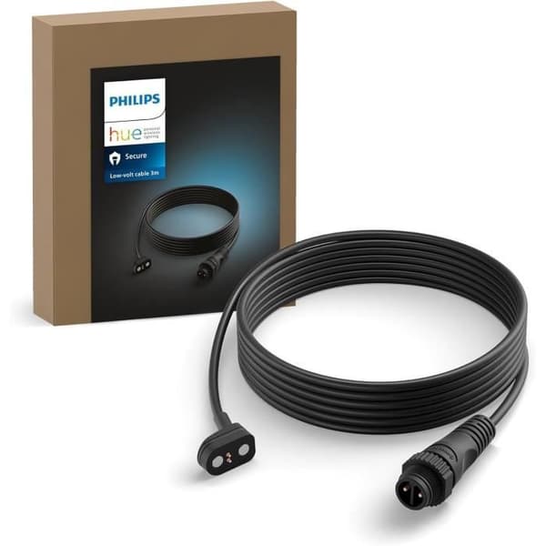 Utomhus laddkabel - Philips Hue - CSA-2DA - 5 m - 24 V - Svart