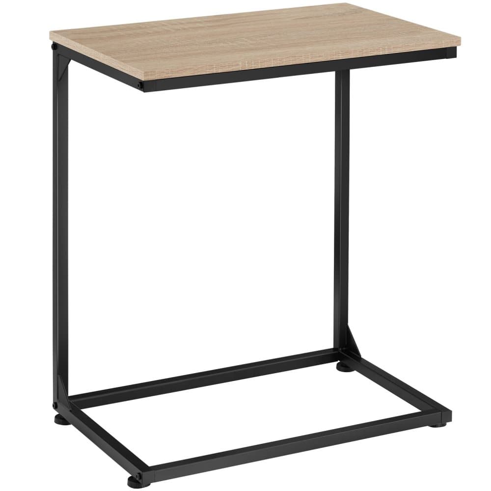 Sängbord Cardiff - Industriellt lätt trä, ek Sonoma