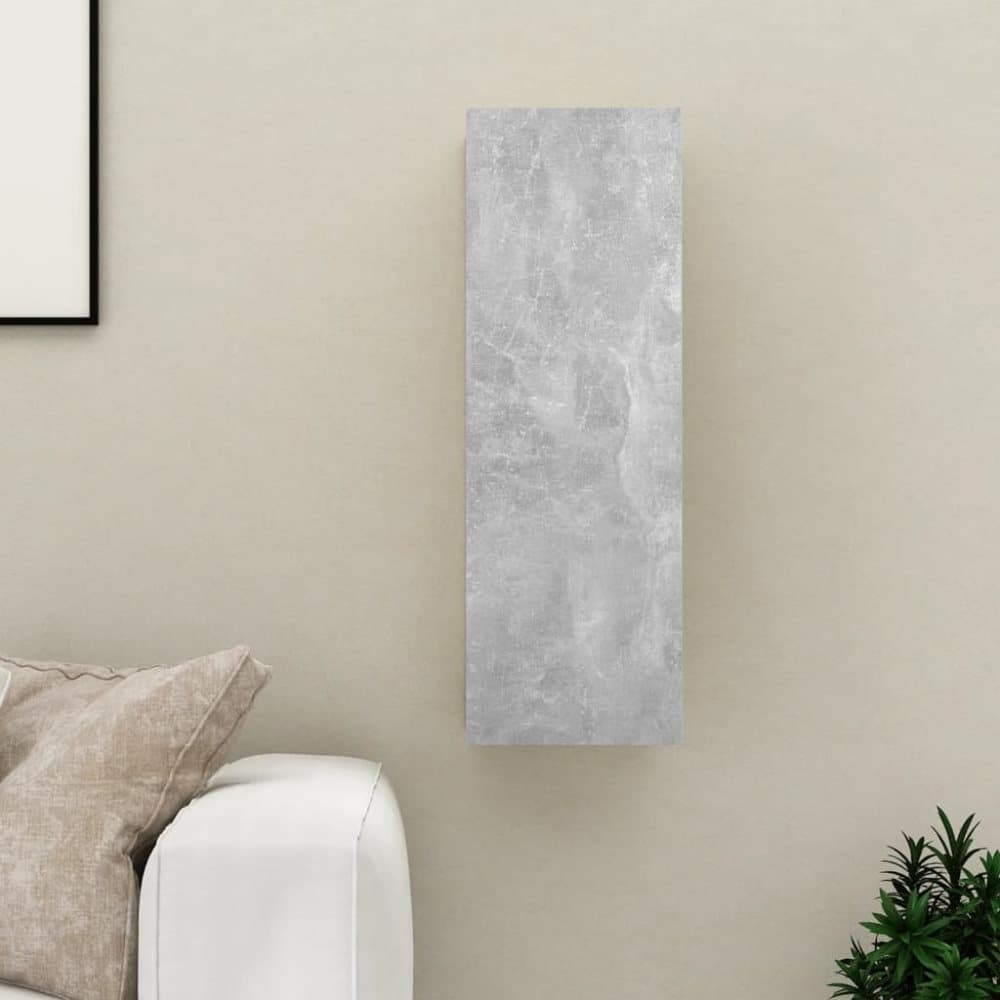 TV-skåp betonggrå 30,5x30x90 cm spånskiva