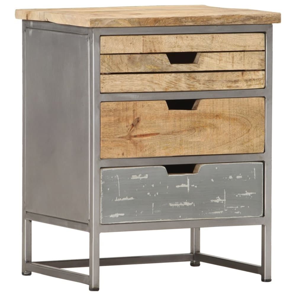 Sängbord 40x30x50 cm massivt mangoträ