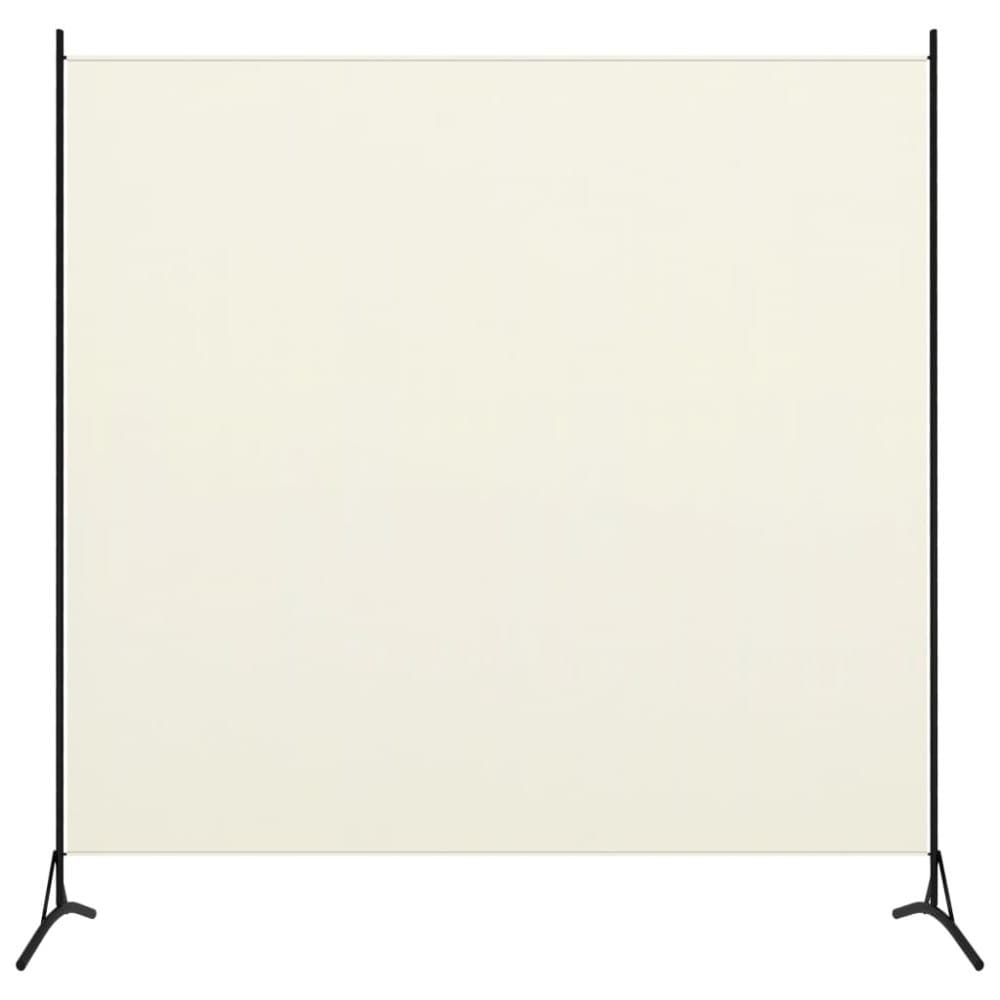 Rumsavdelare 1 panel gräddvit 175x180 cm