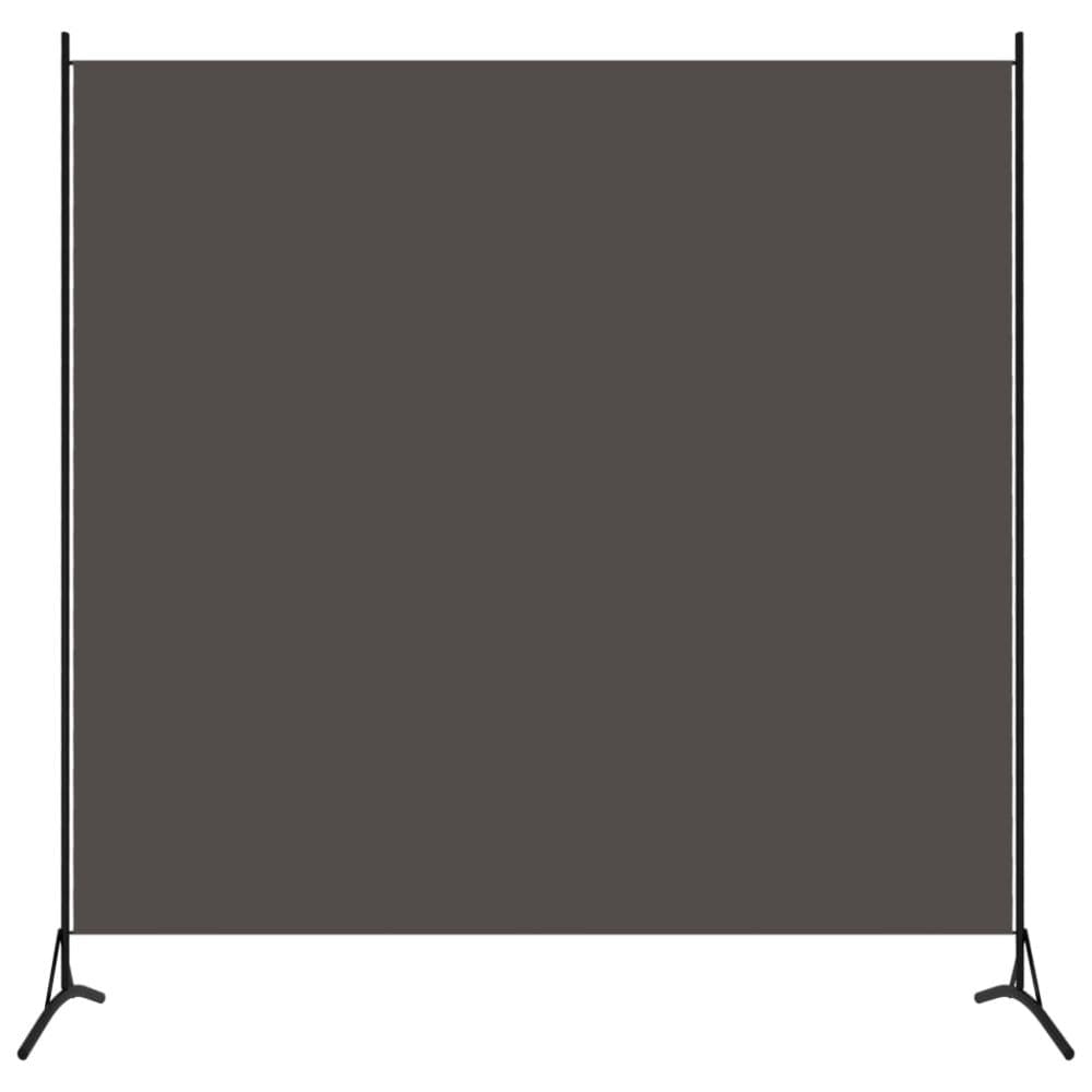 Rumsavdelare 1 panel antracit 175x180 cm