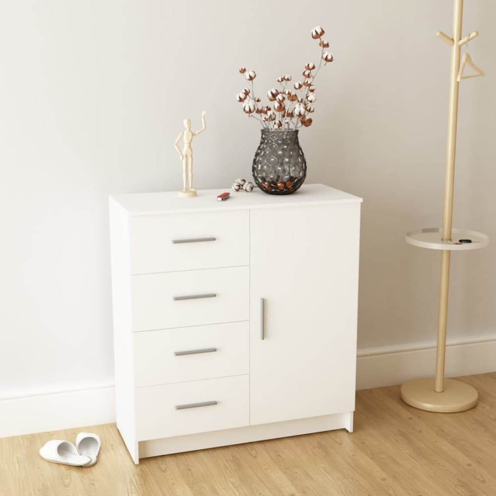 Skänk spånskiva 79x35x88 cm vit
