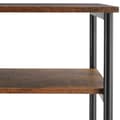 Miniatyrbillede 8 af 11: Sidebord Memphis 34x30x59cm - Industrielt mørkt træ, rustikt