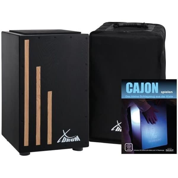 XDrum Primero Cajon Negra inkl. väska