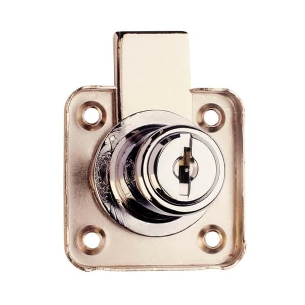 Cerradura de mueble para cajón 361/20 mm. Cromado