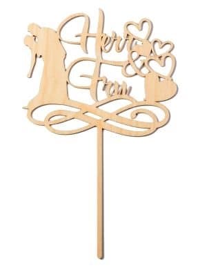 Cake Topper HERR & FRU