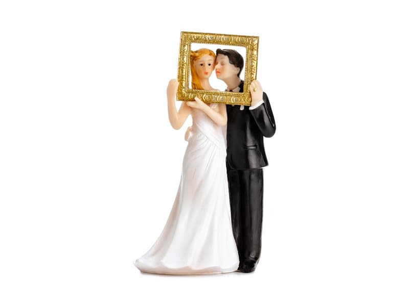 Brudpar Cake Topper