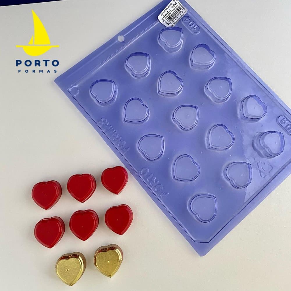 Mini Hjärtan Enkel Plastform Portoformas 1st