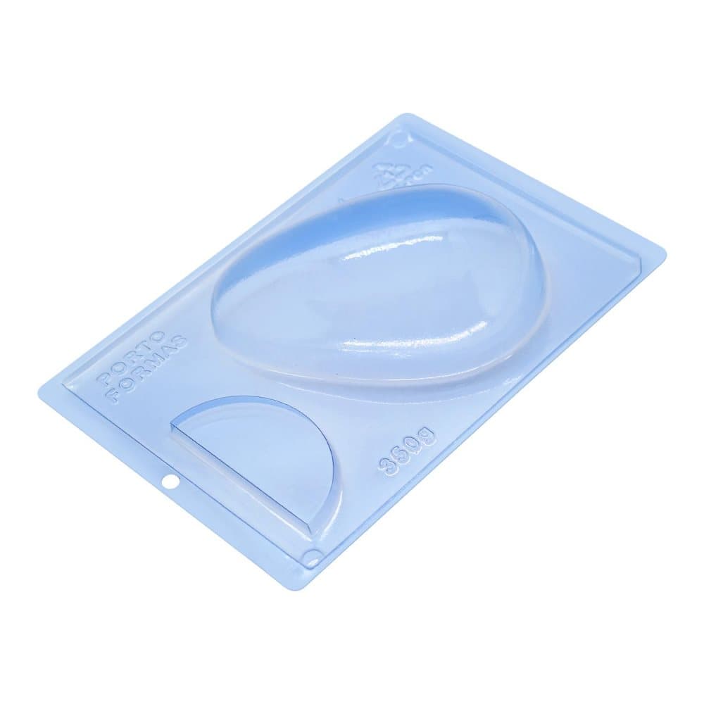 3D Egg Slät 3-Parts Mold Portoformas