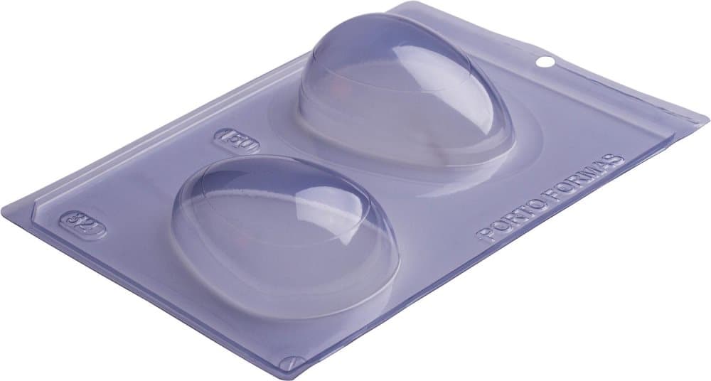2 Släta Ägg 3-Parts Mold Portoformas