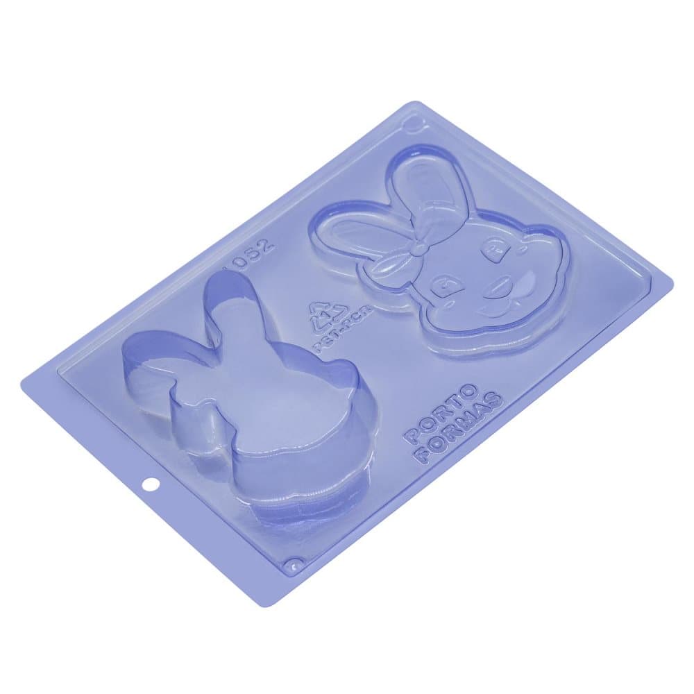 Kanin Smyckeskrin 3-Parts Mold Portoformas