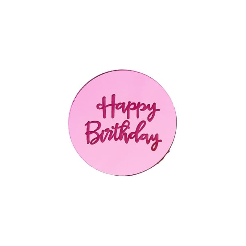 Liten Rund Topper Rosa