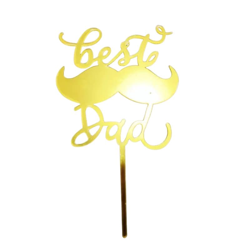 Best Dad Cake Topper - 1st