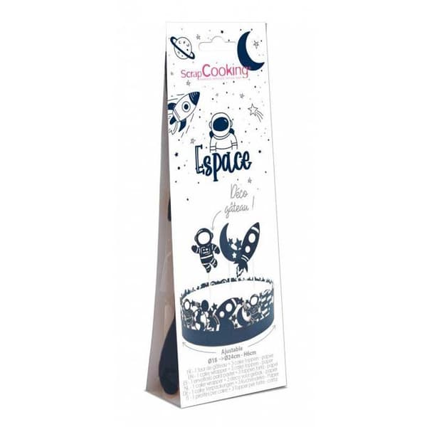 Space och Galaxy Paper Cake Topper