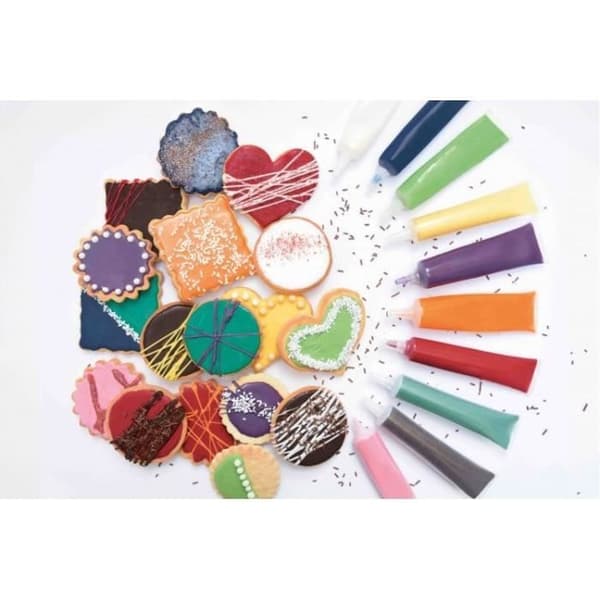 Stylopennor för mat - Scrapcooking - Brun - Tårtdekorationer - Chokladsmak - 25g