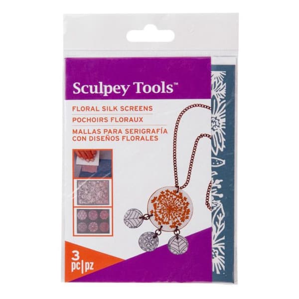 Sculpey Screen Printing Stencils - Blommig