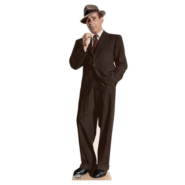 Figur i livsstorlek - Humphrey Bogart - Brun - Inomhus - Dekorativa föremål