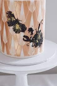 Dewdrop Stencil Schablon - The Belsize Cakes