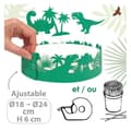 Miniatyrbild 3 av 3: pappersdinosaurie tårta dekoration