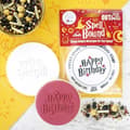 Miniatyrbild 1 av 2: OUTboss Expressions Utstickare, Modern Happy Birthday- Sweet-Stamp