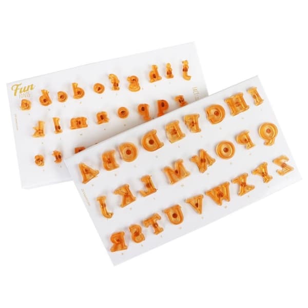 Stämpelset, Kakor &amp; Muffins Set Bokstäver, Fun Fonts - PME Cupcakes &amp; Cookies