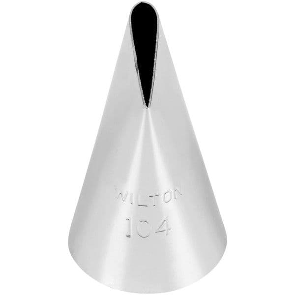 Wilton Decorating Tip #104 Petal Carded