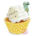 Miniatyrbild 3 av 4: Syrdekoration - Dinosaurie - 6 st - Multifärgad - Beige - Ideal för tårtor och cupcakes