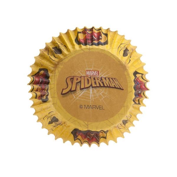 Cupcakefodral - Spiderman - 25 stycken - Röd - Blandad - Officiell licens