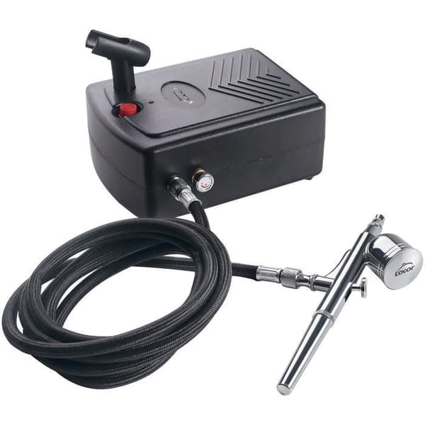 LACOR Airbrush med 2 bars kompressor