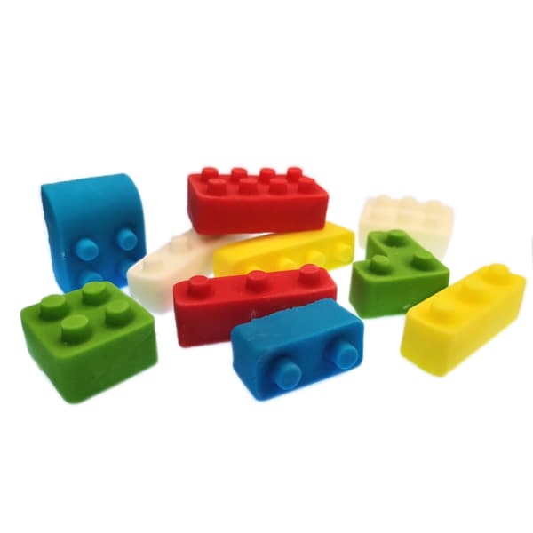 Sukkerkageblokke 10 stk mix